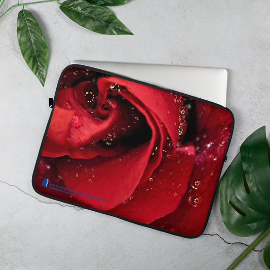 Laptop Sleeve 'Red Rose' - Hope Collection image 0