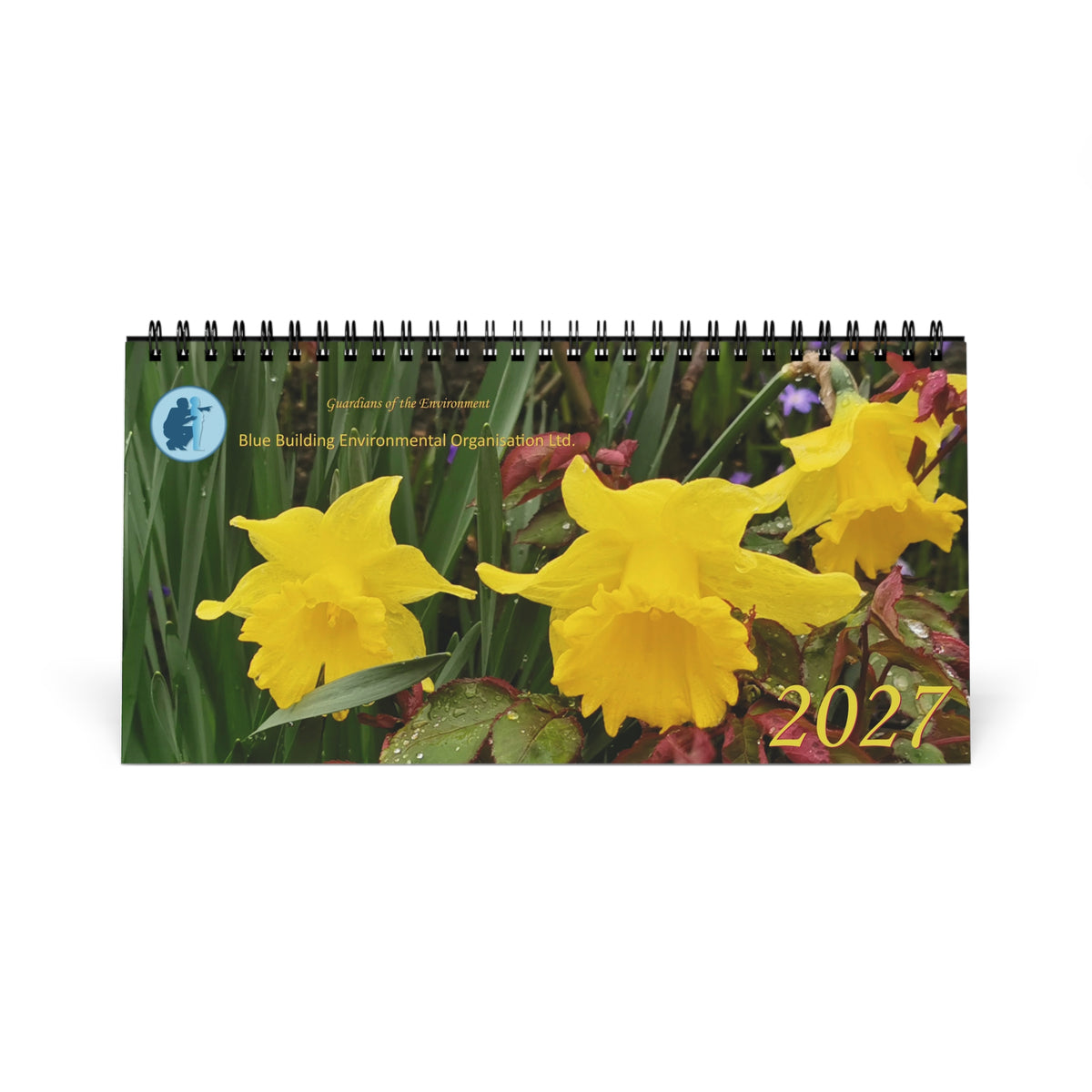 2027 Floral Desk Calendar