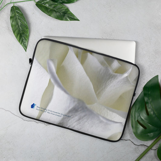 Laptop Sleeve 'White Rose' - Hope Collection image 0