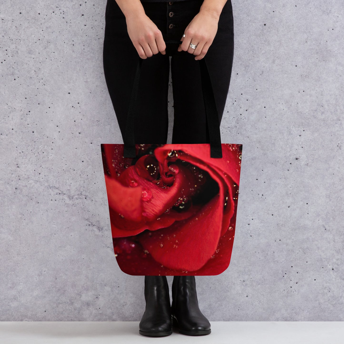 Tote Bag 'Red Rose' - Hope Collection image 1